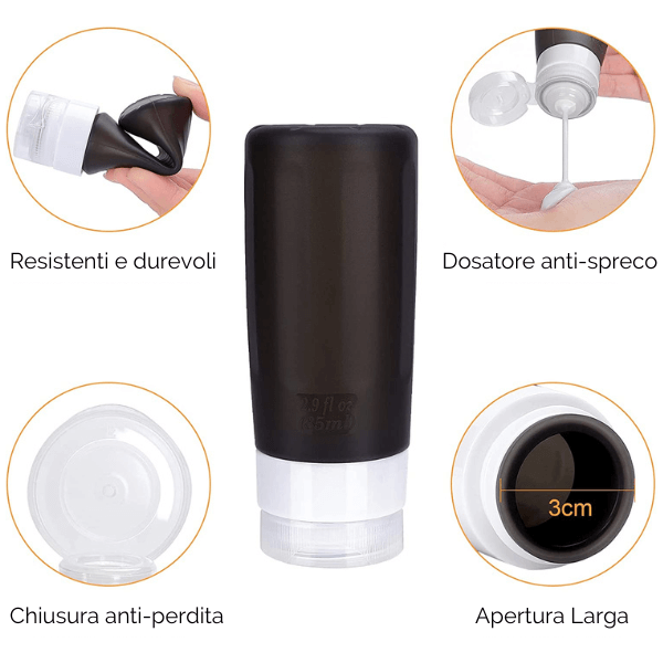 Set di Bottigliette da Viaggio