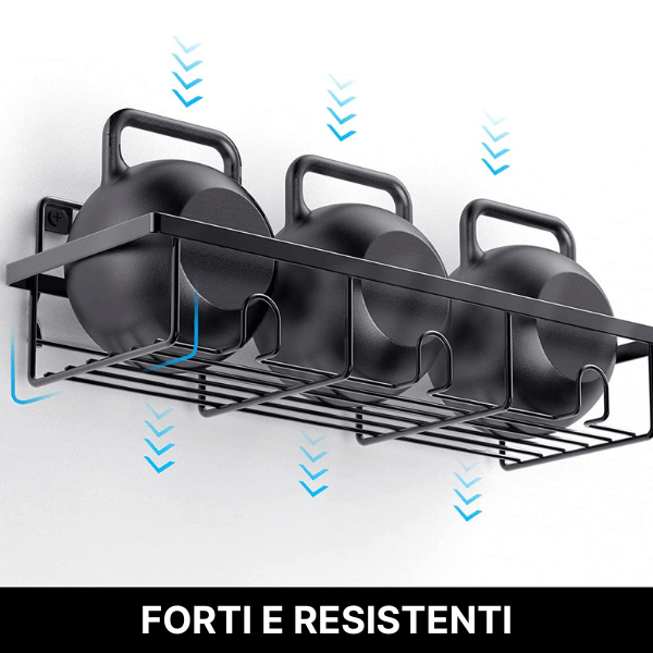 Set di 4 Mensole per Bagno