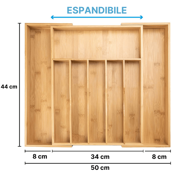Portaposate in Bamboo