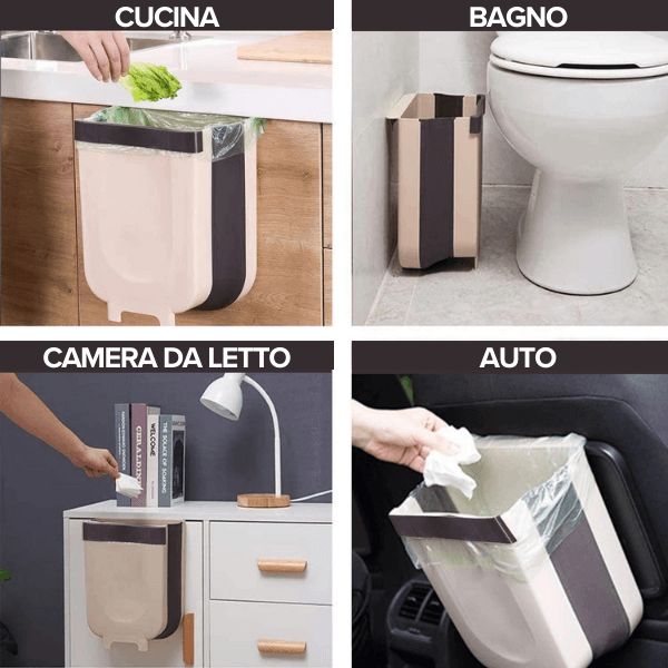 Cestino Rifiuti Pieghevole