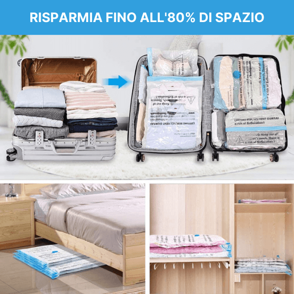 Set di 8 Sacchi Sottovuoto