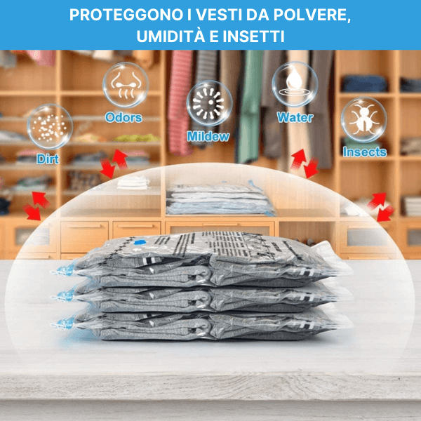 Set di 8 Sacchi Sottovuoto